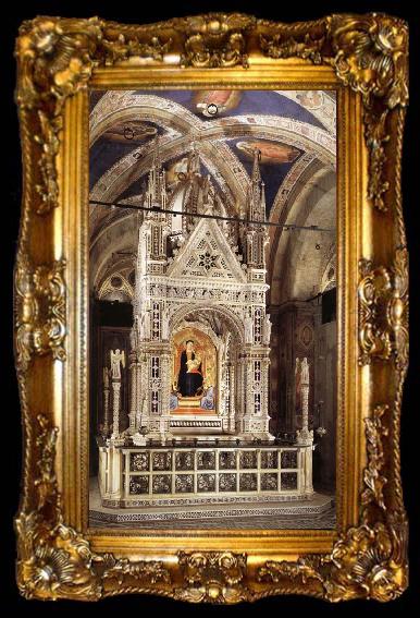 framed  Andrea di Orcagna Tabernacle, ta009-2